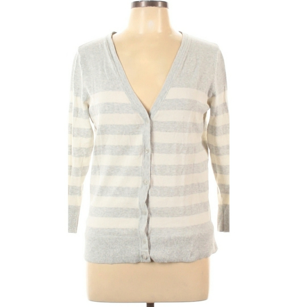 EUC Plus Striped Cardigan XXL